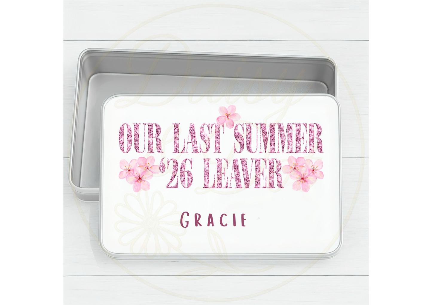 Personalised School Leavers Tin 2026 – Our Last Summer Leaver Gift