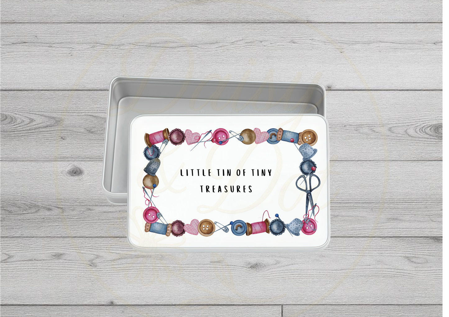 Personalised Sewing Tin
