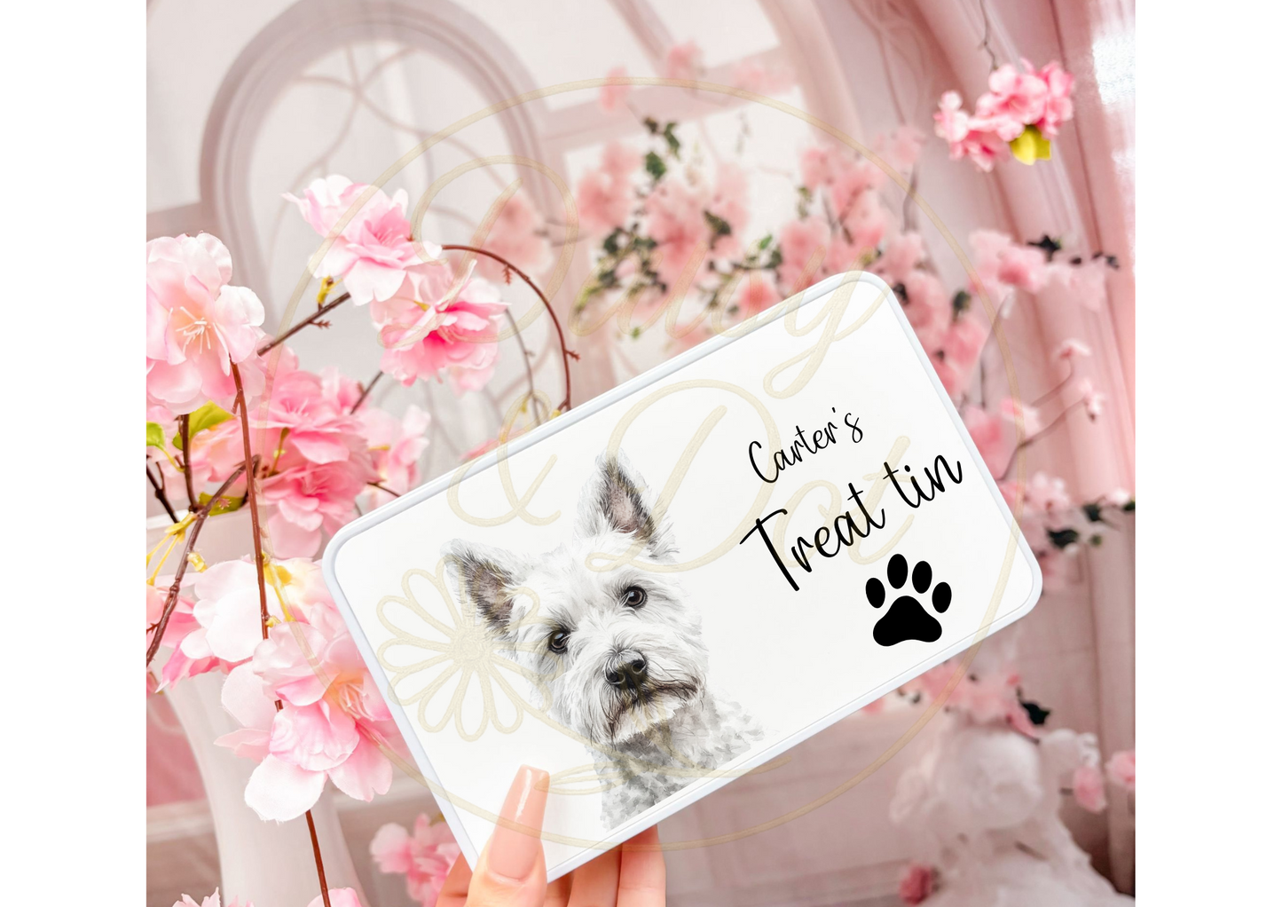 Personalised Dog Treat Tin