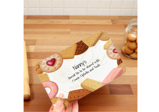 Personalised Tea Time Favourites Biscuit Tin