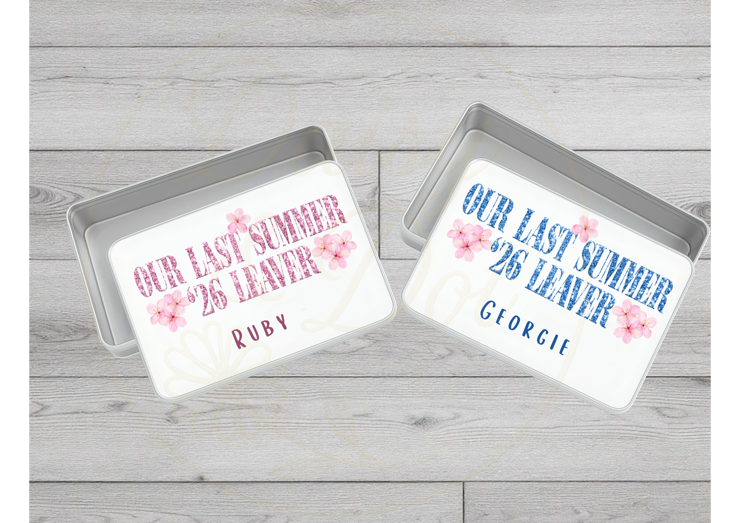 Personalised School Leavers Tin 2026 – Our Last Summer Leaver Gift