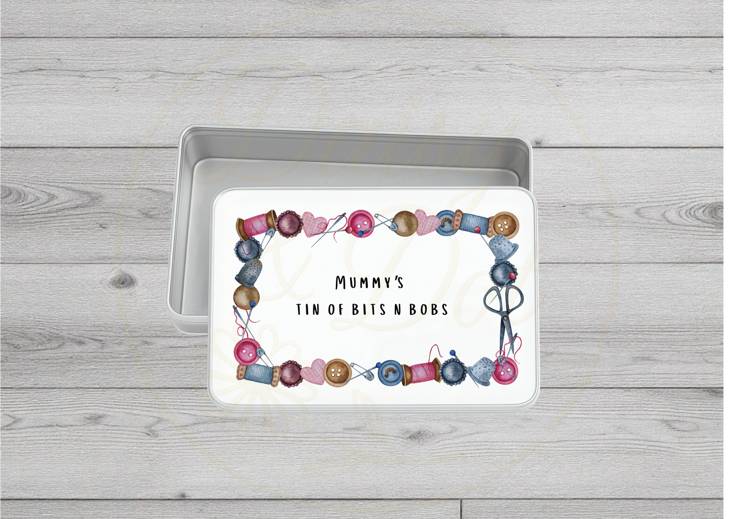 Personalised Sewing Tin