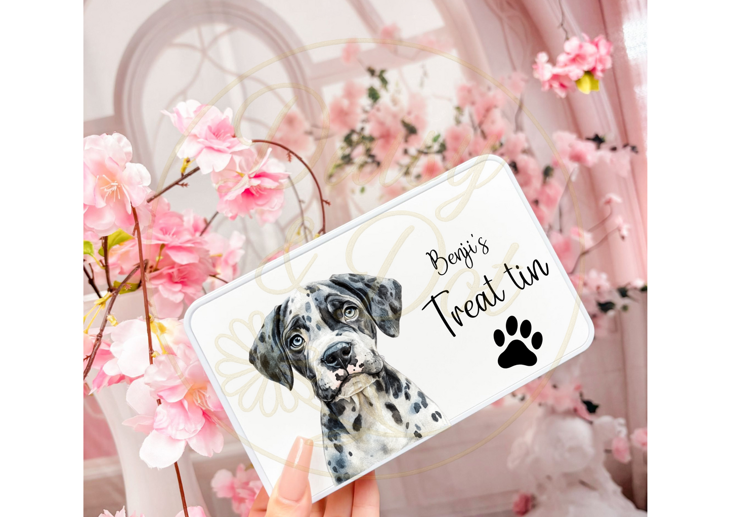 Personalised Dog Treat Tin