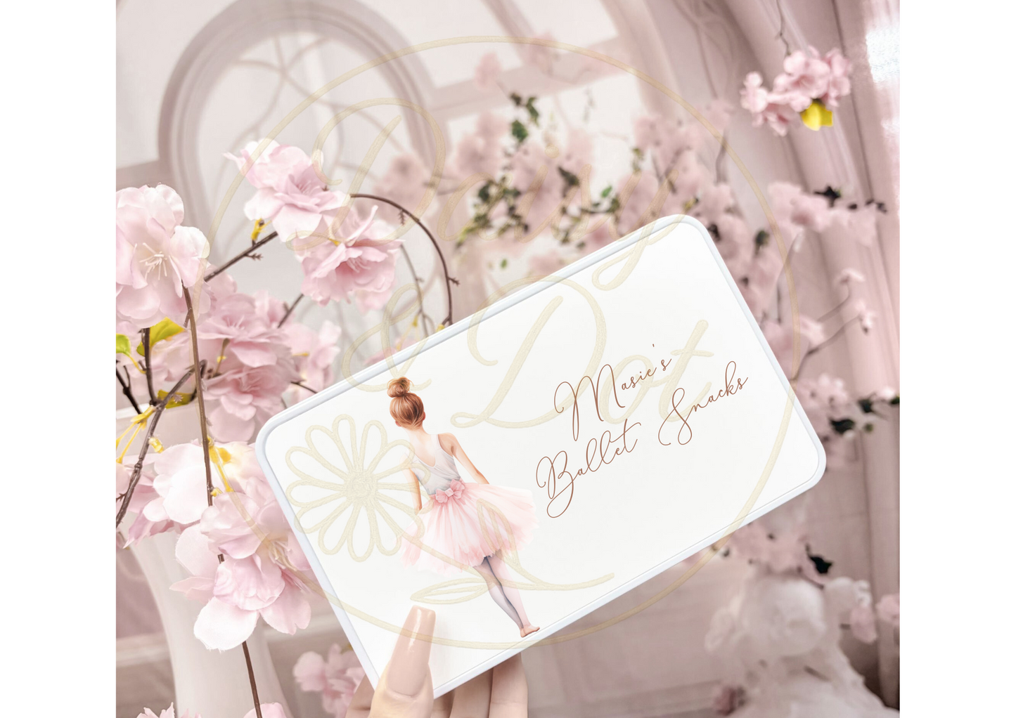 Personalised Ballet Snack Tin